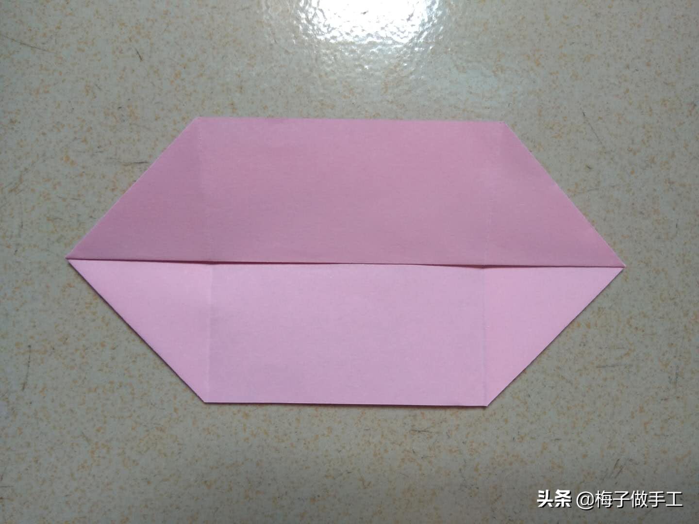 手工折纸抽纸盒教程简单,折纸手工大全折纸盒