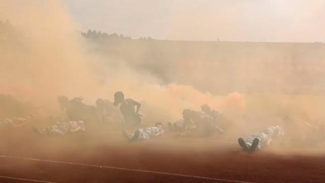 真人版穿越火线军训,有真人cs军训的大学