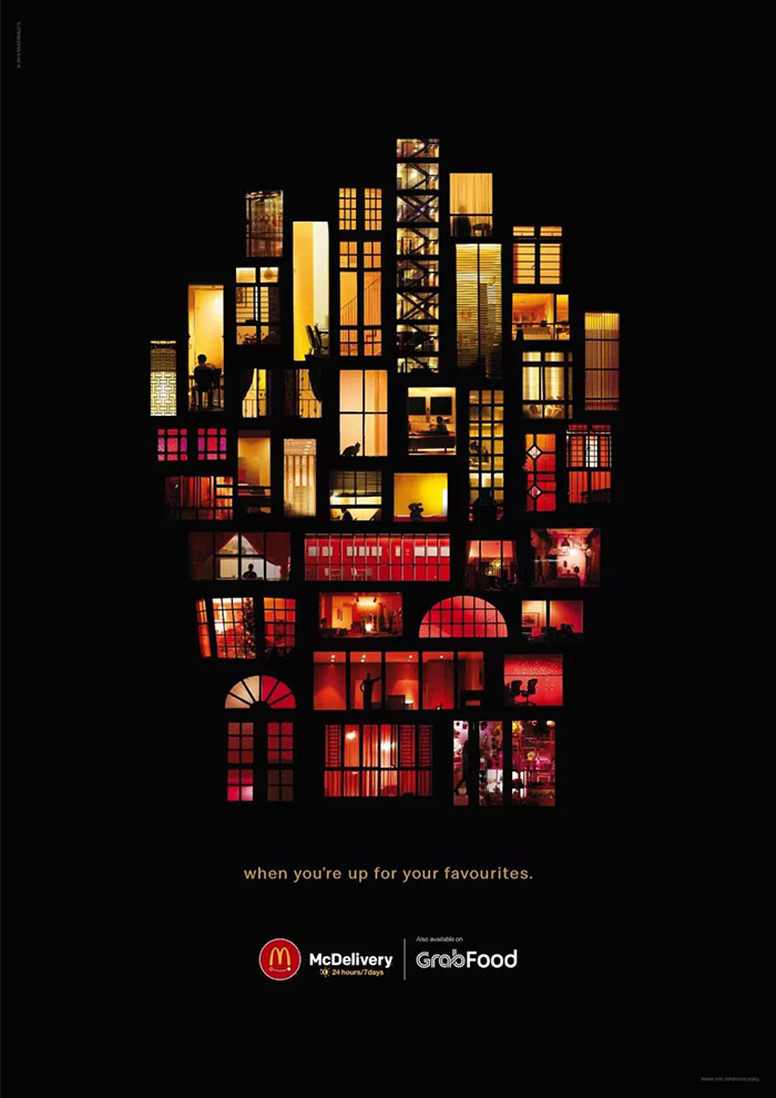 麦当劳的创意海报加解析,麦当劳的海报设计