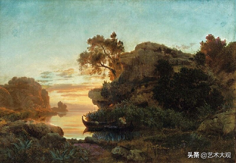 芬兰大师古典风景油画作品欣赏,顶级的欧洲午后阳光风景油画