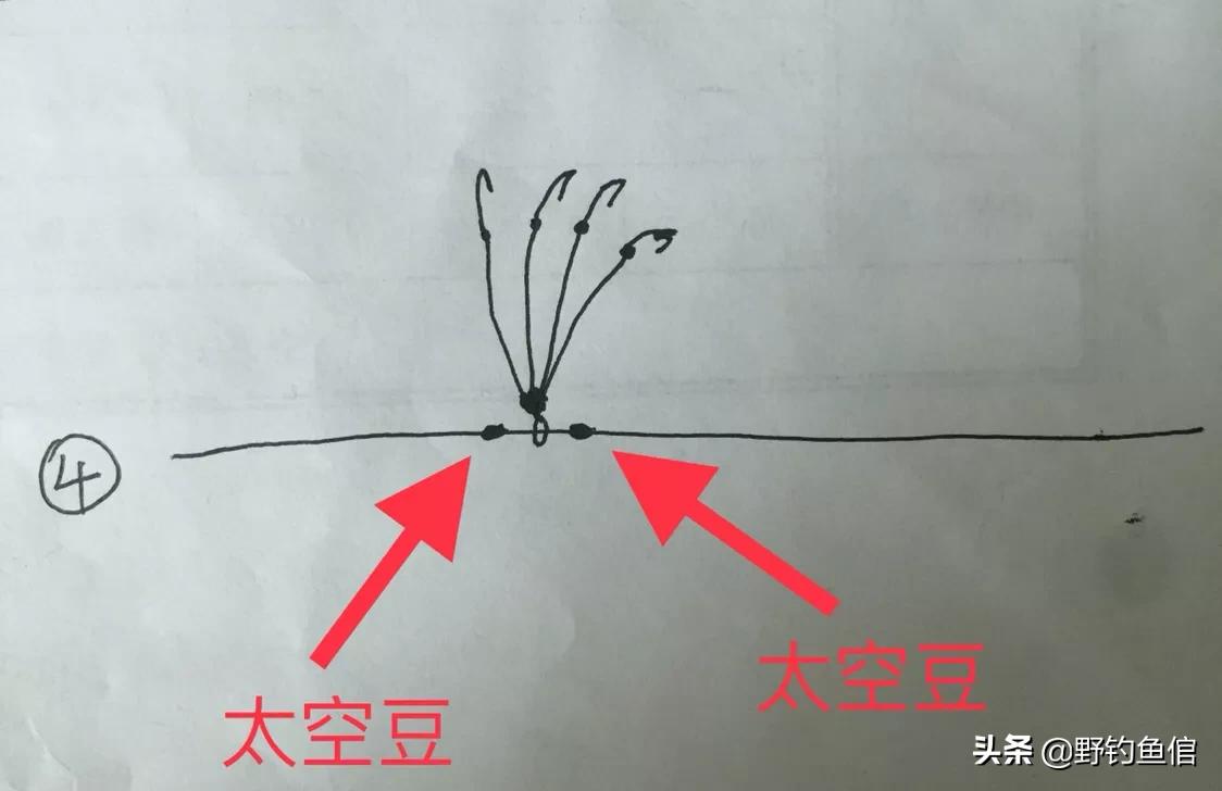最简单的双铅钓法图解,传统钓双铅钓法图片