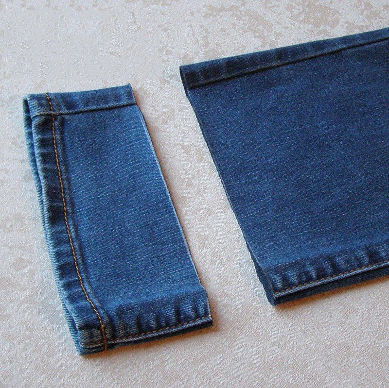 牛仔裤裤脚长了怎么改短,牛仔裤正确穿法裤脚长要不要改短