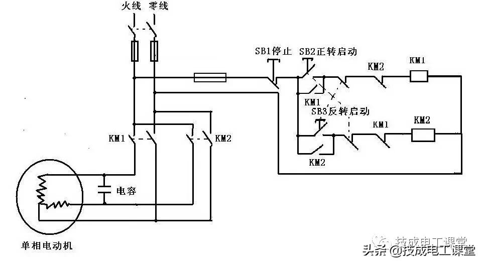 电气电动机正反转讲解,电动机正反转怎么看懂线路图