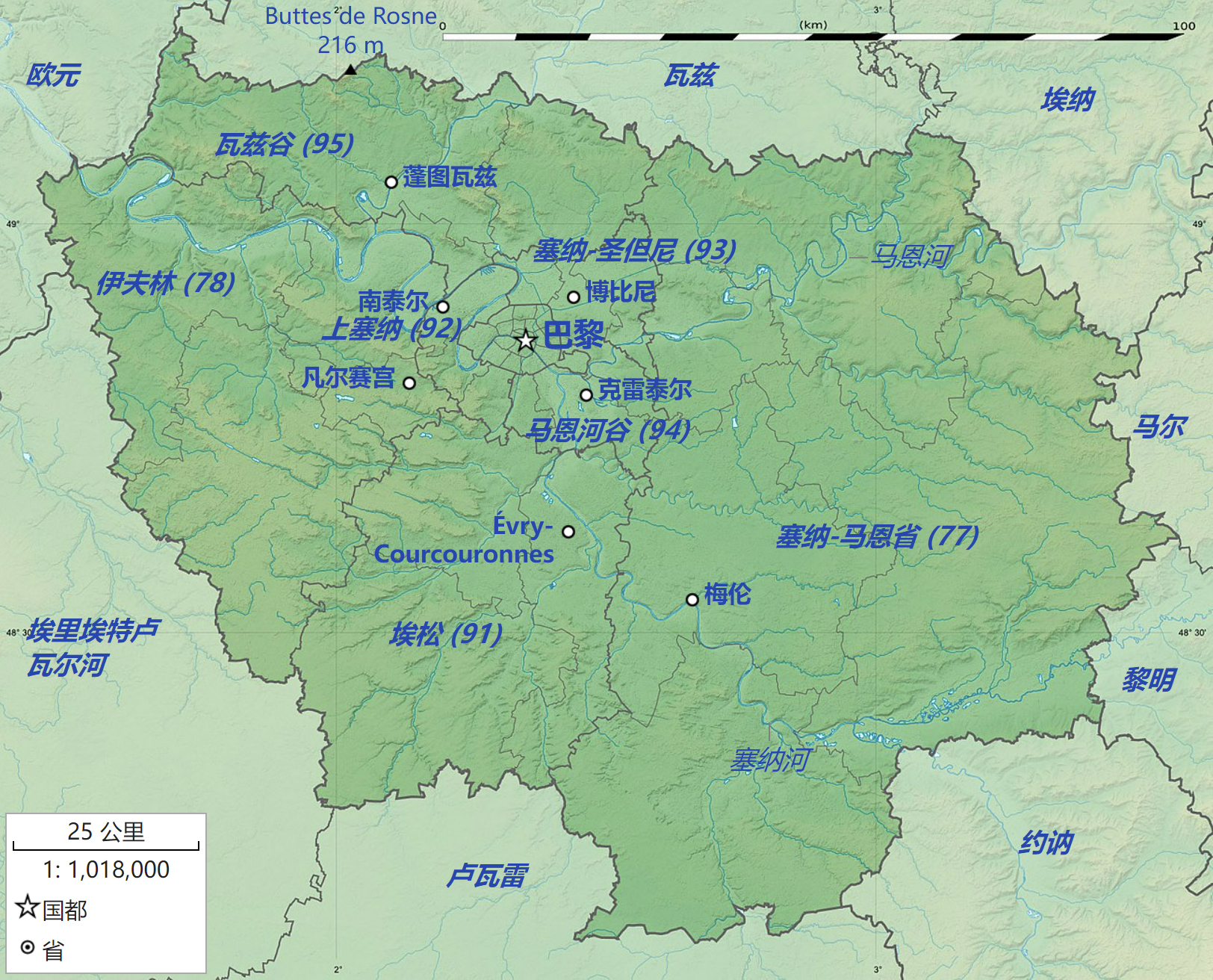 法罗群岛,法国首都城市