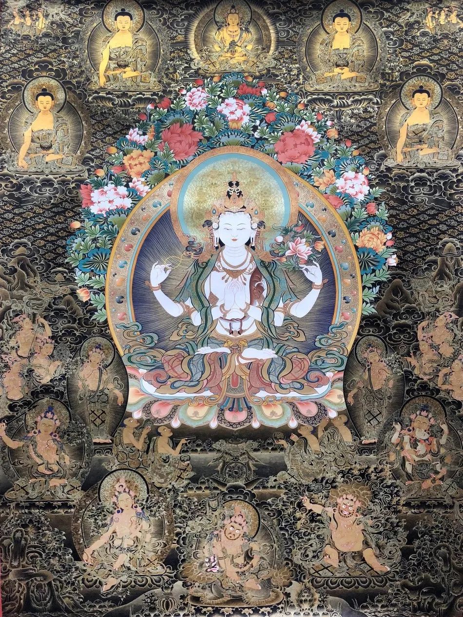 尼泊尔手绘唐卡和西藏唐卡区别,尼泊尔唐卡和藏区唐卡的价格