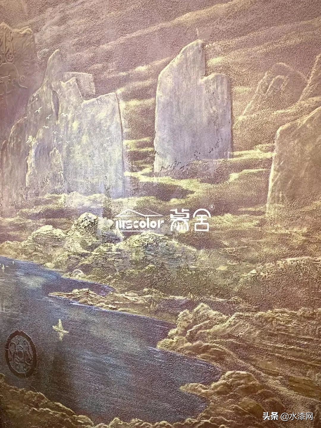 涂料涂装技能比赛,艺术涂料技能大赛第一名