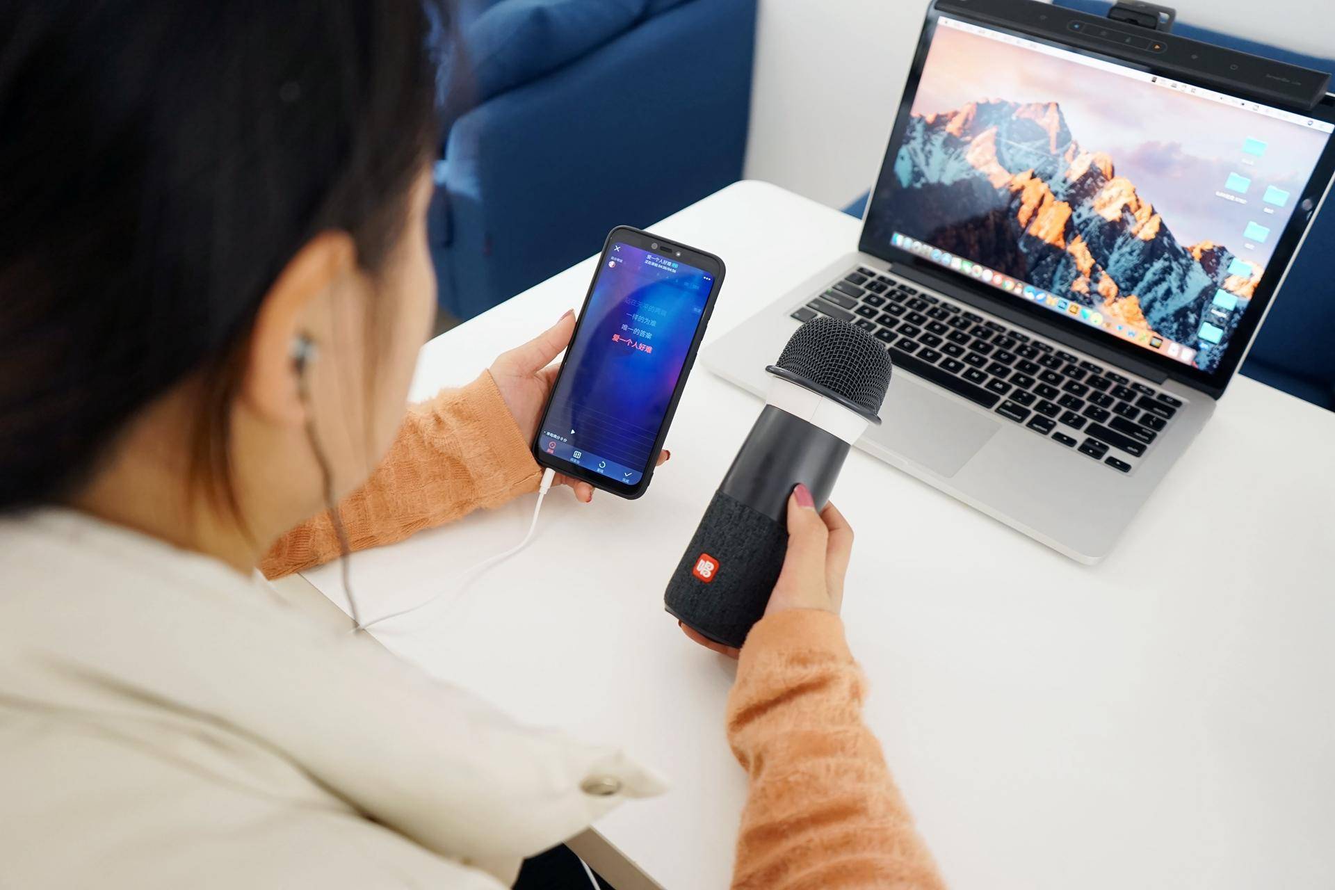 唱吧g1麦克风降噪按钮在哪,唱吧麦克风g1蓝牙连接教程