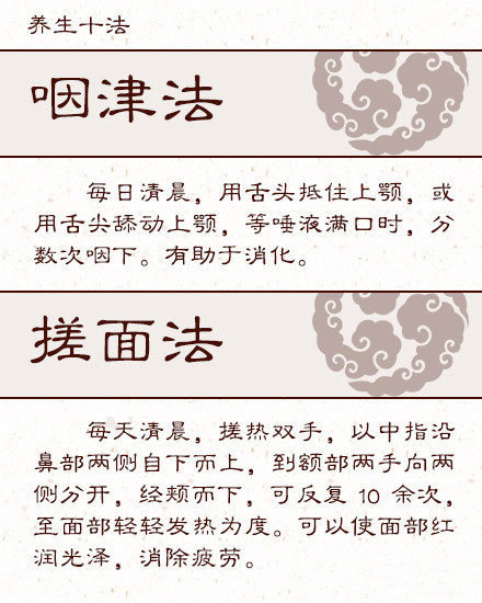 学会中医养生“十法”，疾病远离你（附具体方式）