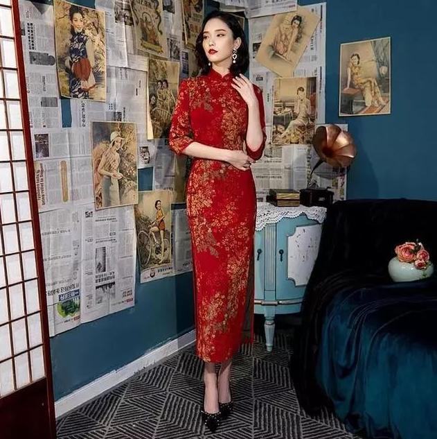 风姿绰约温婉优雅的旗袍美女,端庄大气的旗袍不一样的美