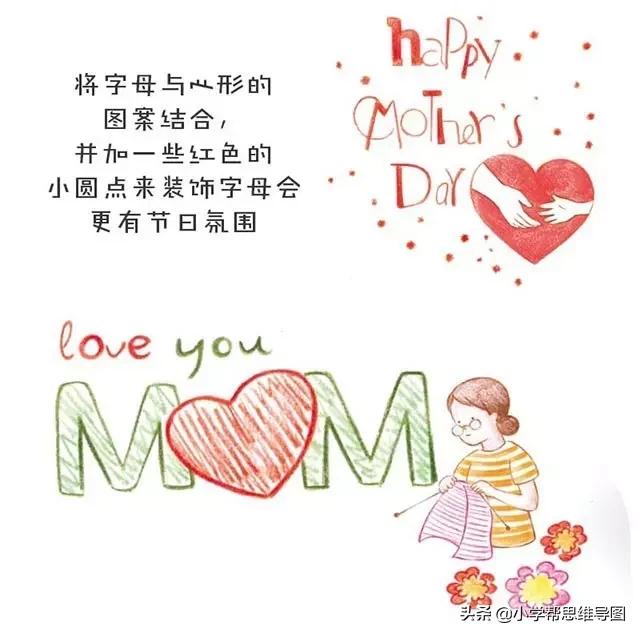 关于母亲节的手抄报又漂亮又简单,关于母亲节手抄报的文案短句