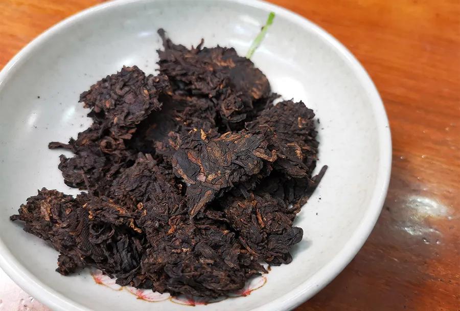 冬日茶会,普洱茶2018年乌金宫廷熟茶357克