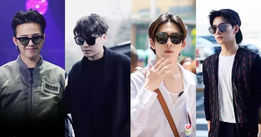 配墨镜既显气质又时髦,时尚搭配高级感墨镜