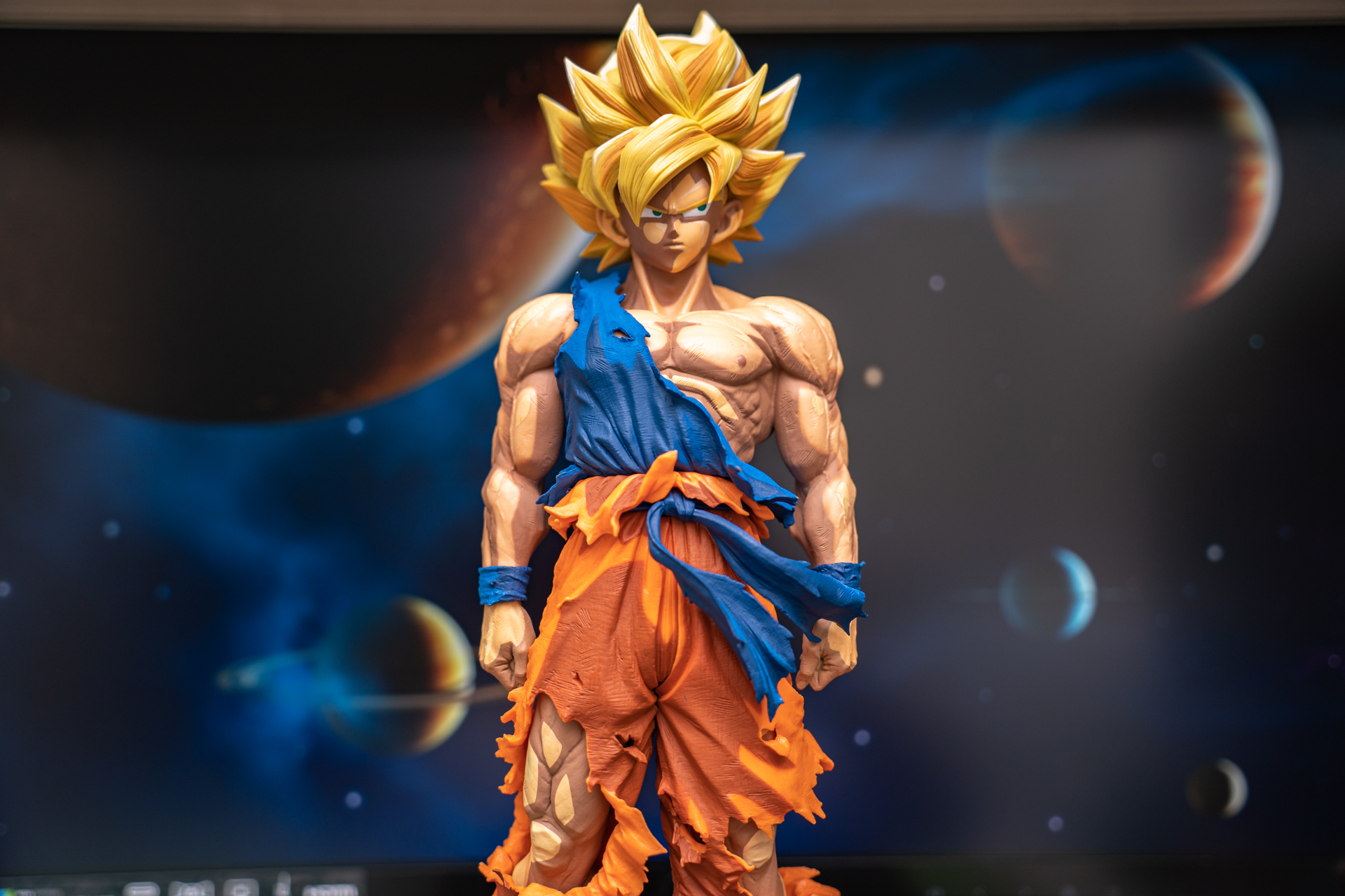 从漫画里走出来的男人孙悟空七龙珠眼镜厂SMSP手办