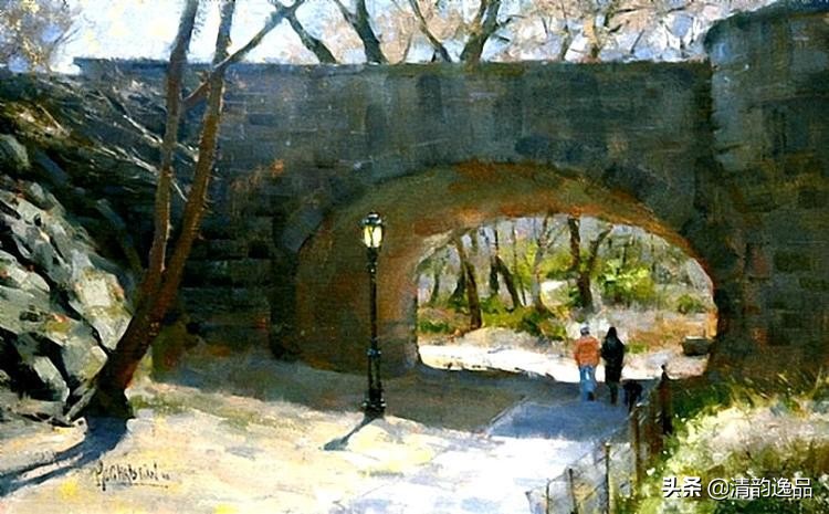 美国艺术家乔biwler油画作品赏析,丽莎印象派油画欣赏