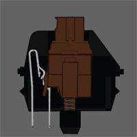 青轴全透明机械键盘推荐,机械键盘黑红青茶轴有什么区别