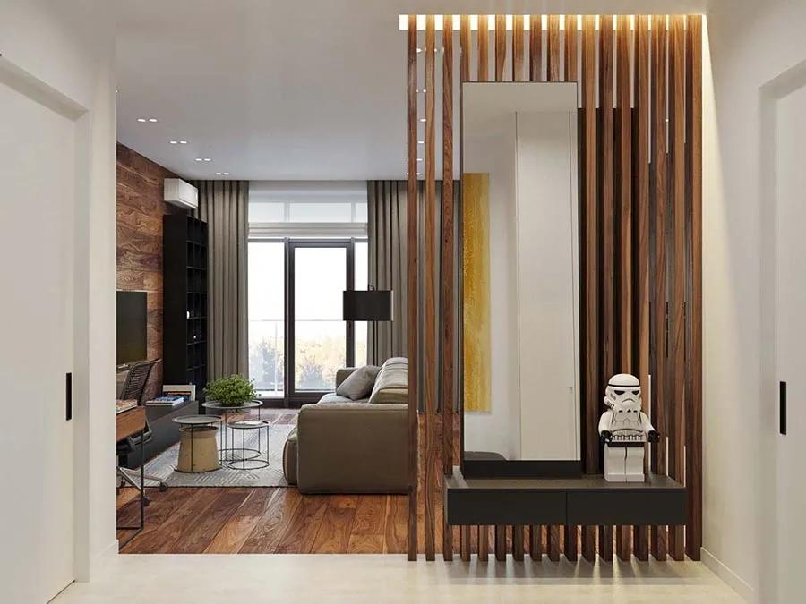 客厅和厨房隔断设计,客厅与厨房屏风隔断效果图大全