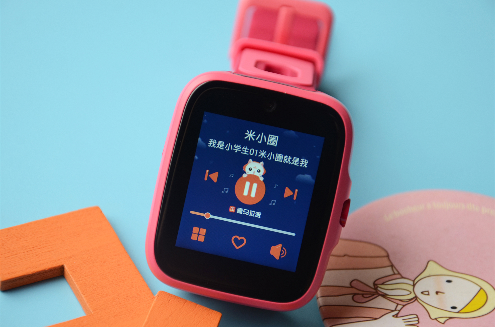 糖猫电话手表k1测评,双摄像头安卓手表