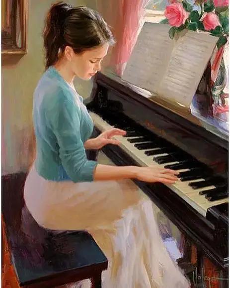 俄罗斯油画艺术人物写真,俄罗斯著名油画笔下的阳光少女