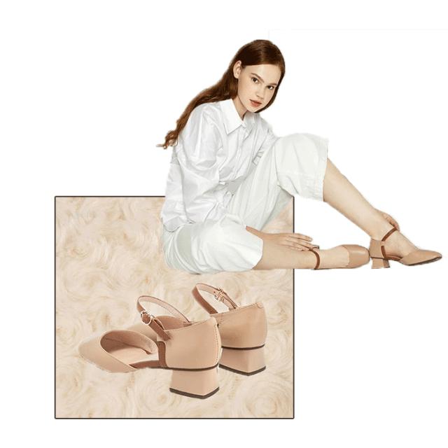 夏天的第一双鞋子,夏天头层皮单鞋