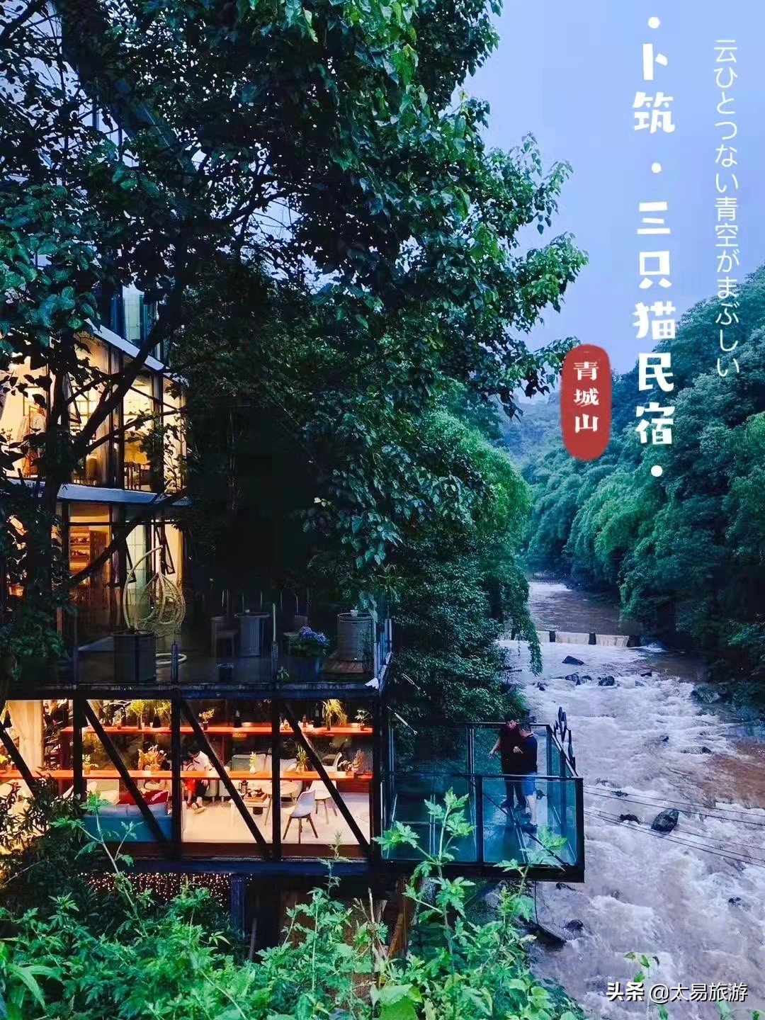 青城山山里山秘境森林温泉民宿,藏在青城山中避暑民宿