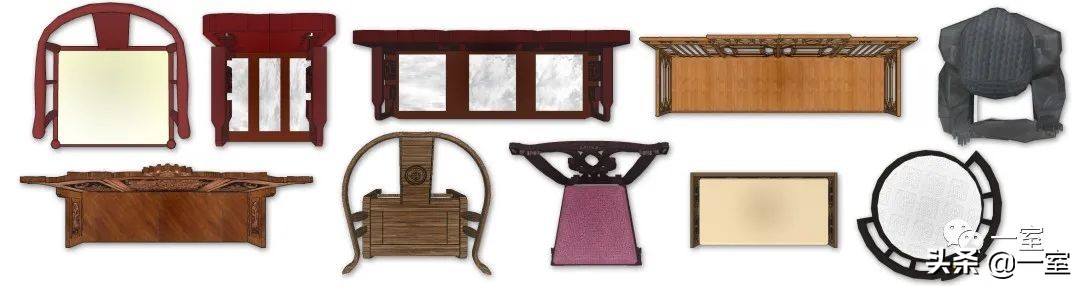 彩平素材100个,彩屏素材模板