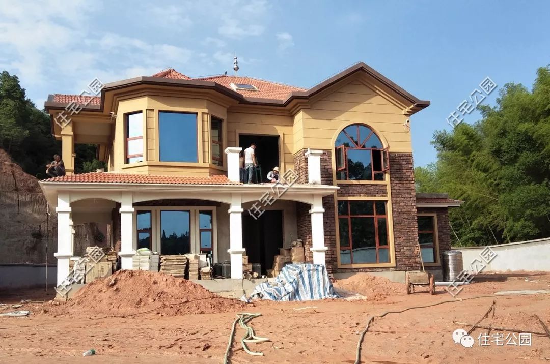 庭院房别墅细节,农村盖房子需要注意哪些事项