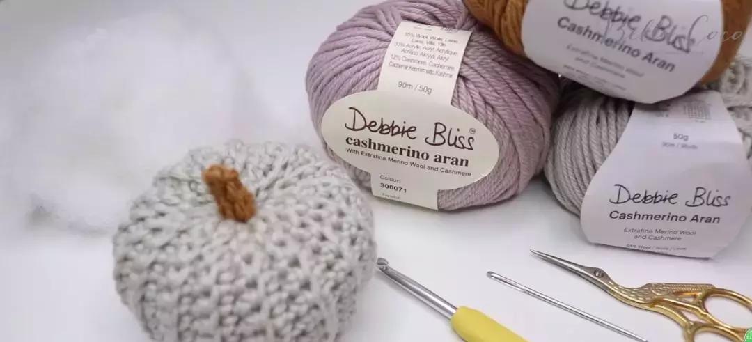 南瓜储物盒钩针教程,小南瓜卡子钩针教程