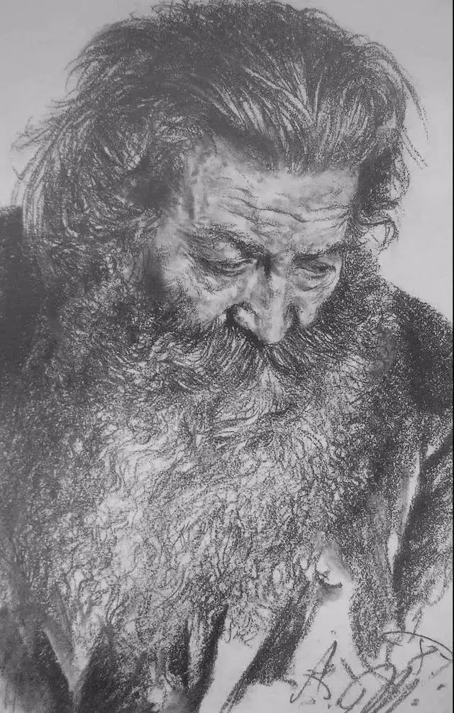 门采尔风景速写高清大图,速写临摹大师作品