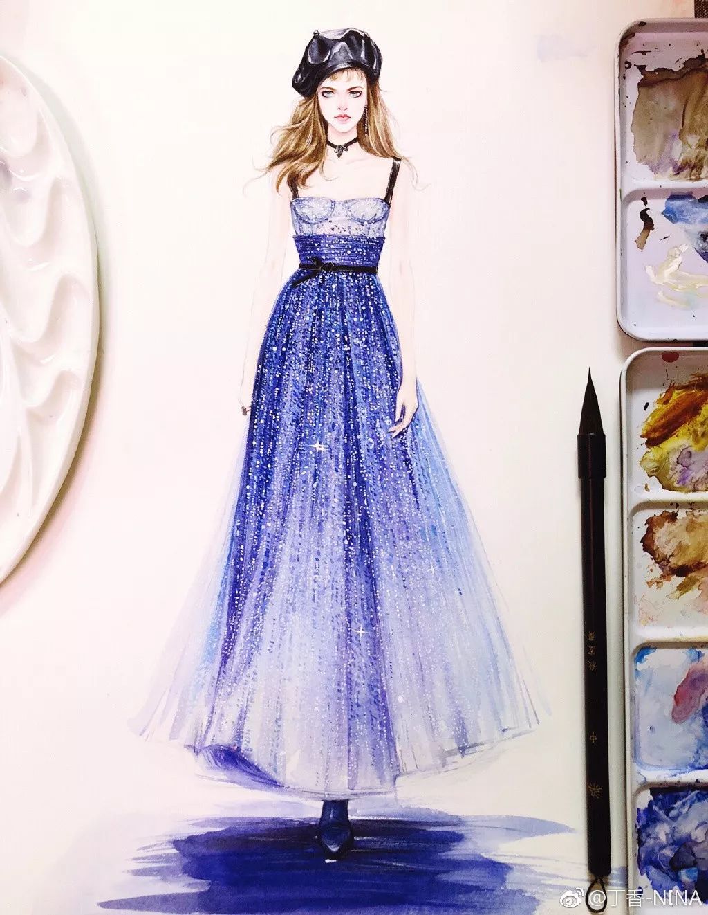 怎么用马克笔和彩铅画四大美人,马克笔与彩铅结合画法