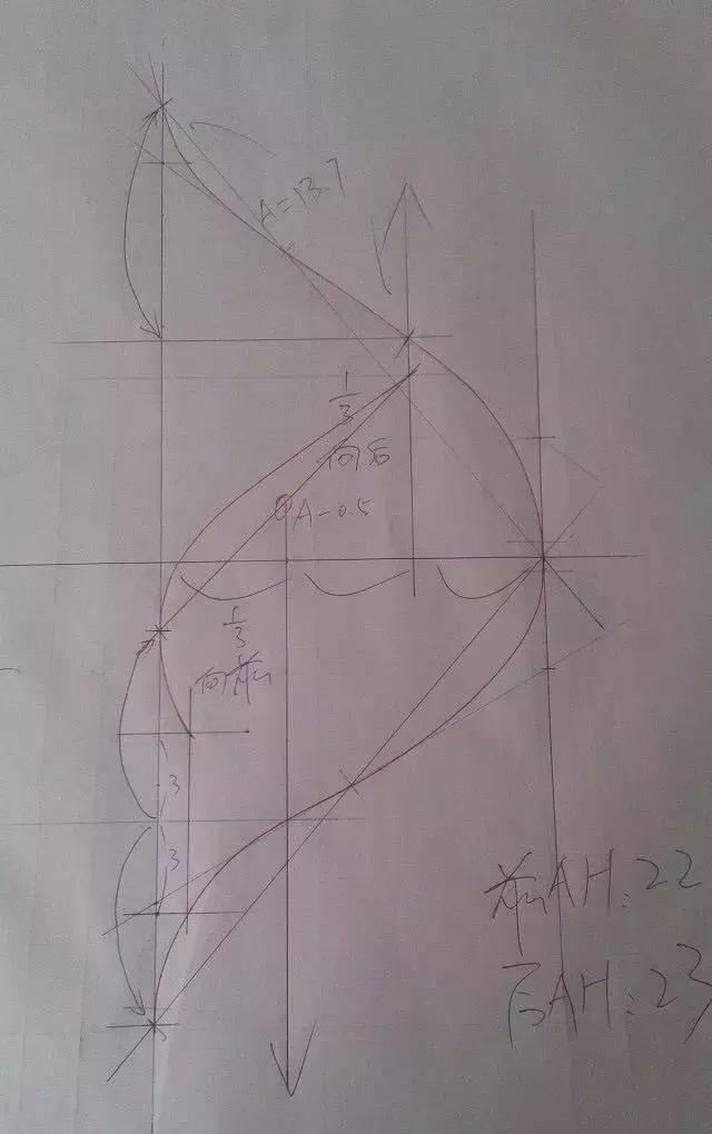 牛仔两片袖的制版方法,两片袖电脑制版制作教程