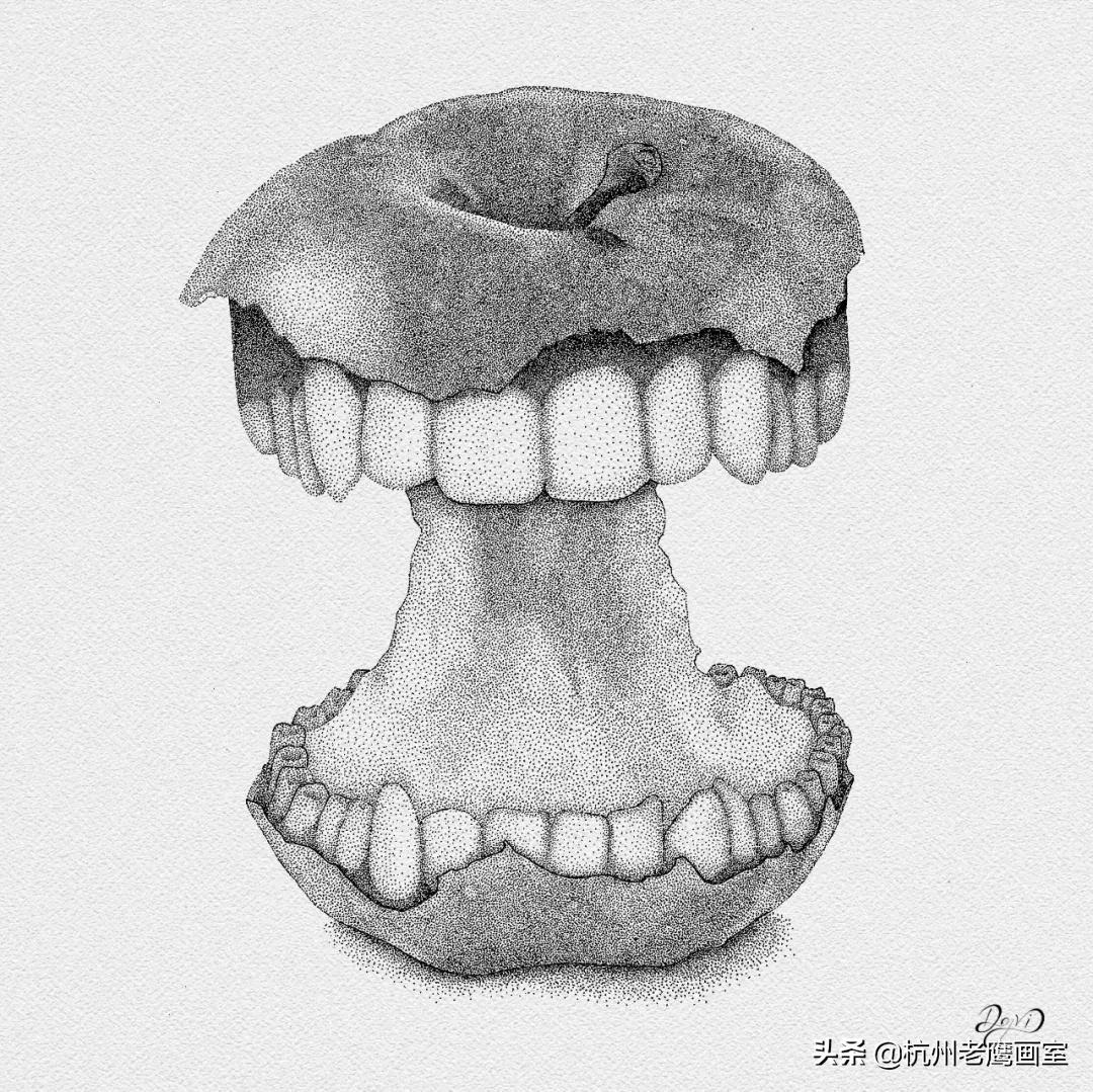创意素描作品7-8岁,一组有趣的雕塑