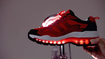 飞织潮感运动鞋,正品黑科技鞋