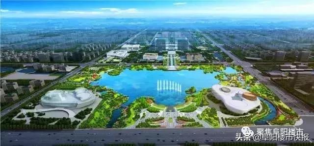 阜阳城南皖新文化广场规划商业街,阜阳老城富人区