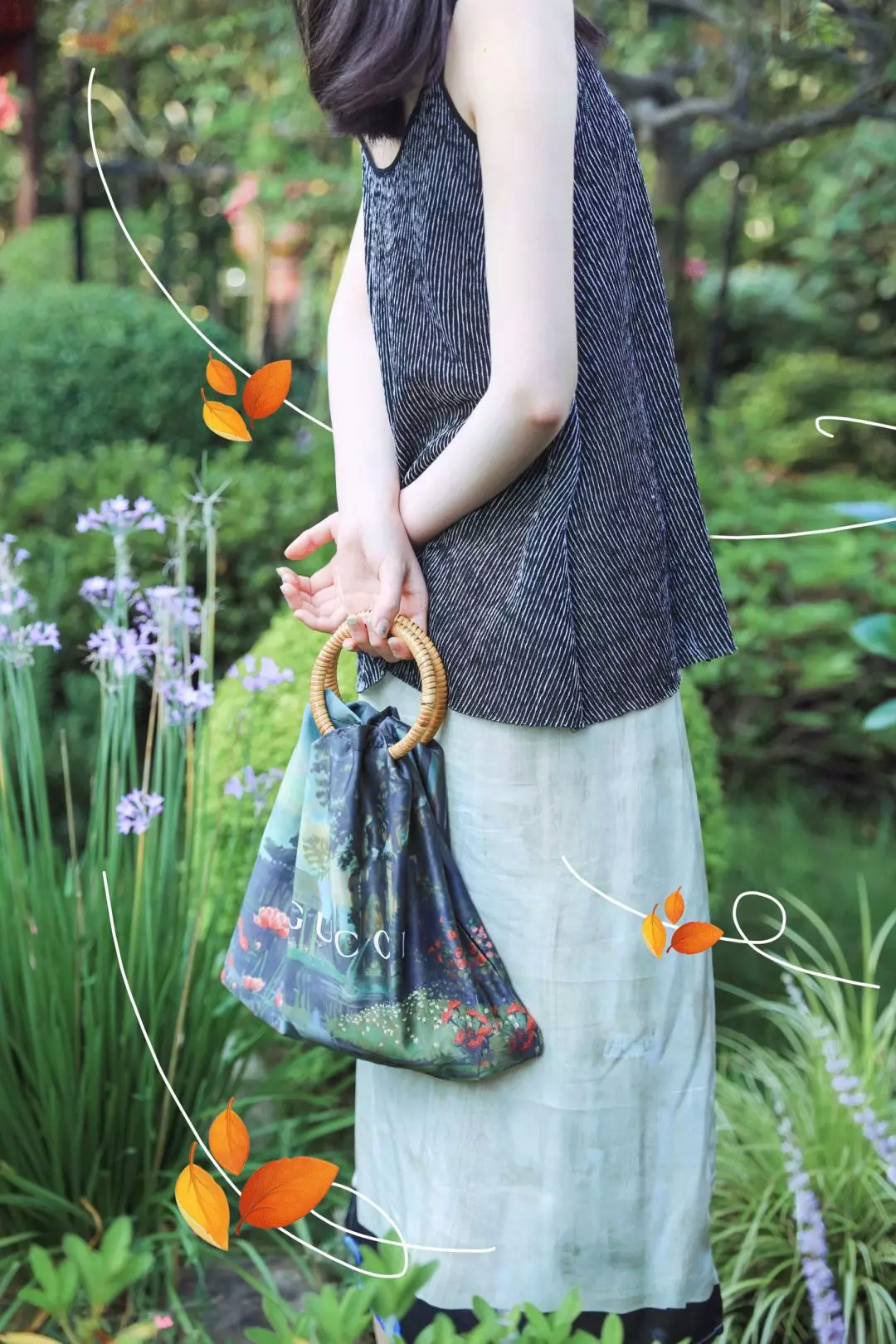 大牌包包手提袋改造教程,用买完东西的袋子改造时髦包包