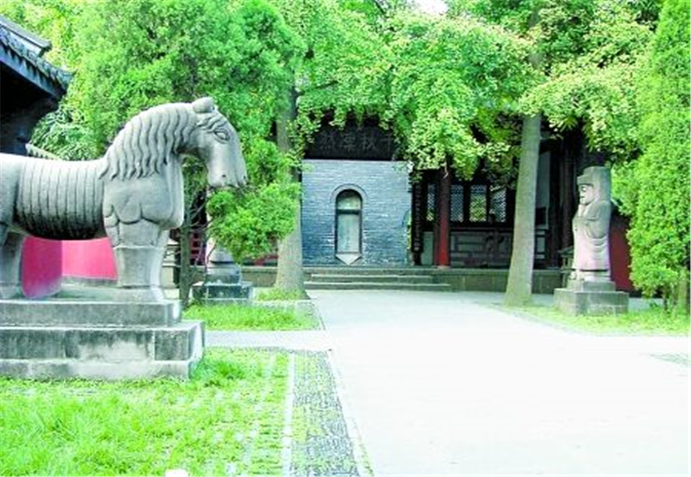 成都武侯祠刘备墓高清图片,武侯祠的惠陵真是刘备墓吗