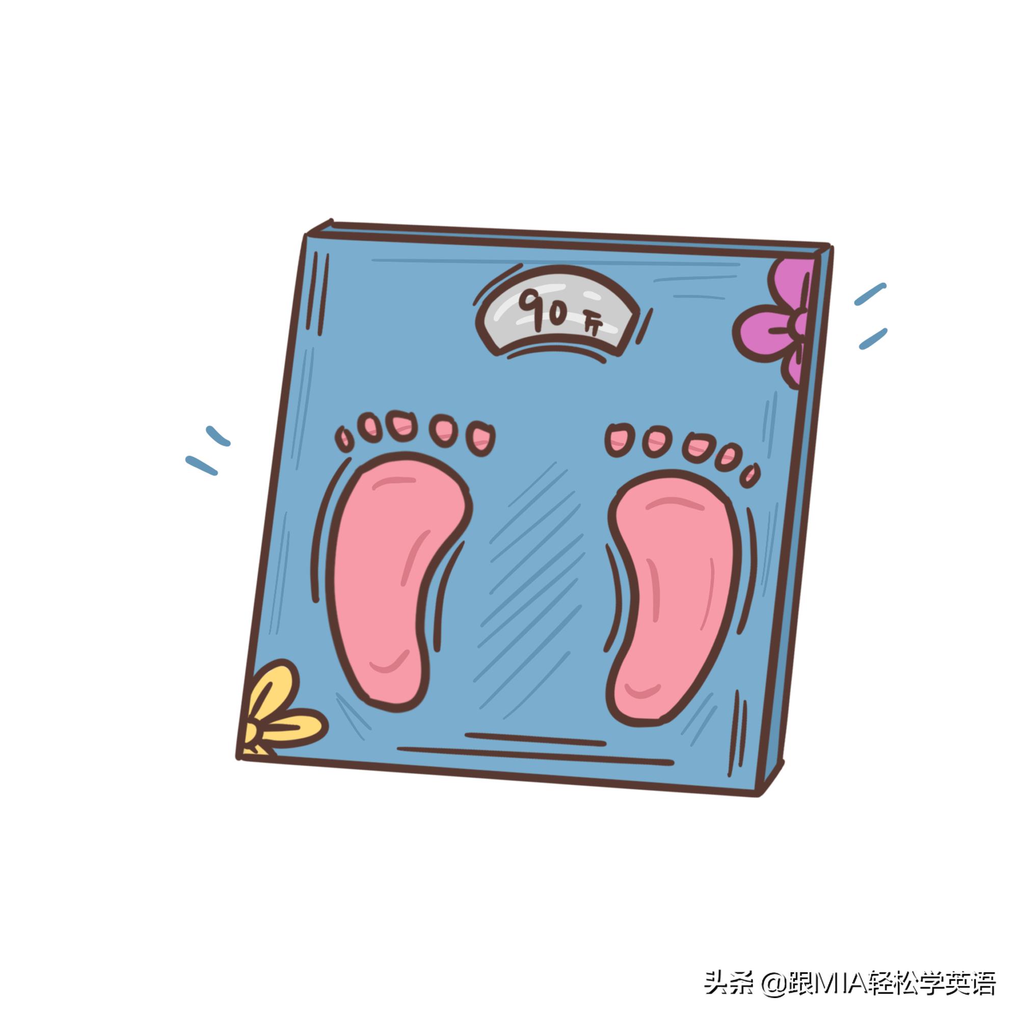 体重秤在临床上的英语,体重秤英文字母代表什么