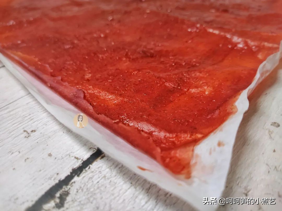 酸甜开胃的果丹皮快点学起来,吃卷果丹皮童年小零食