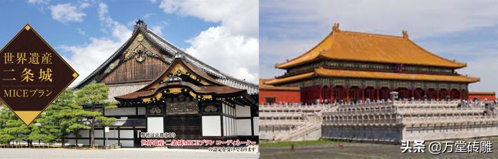 唐代建筑和日本建筑手绘,日本京都古建筑是仿唐代长安的吗