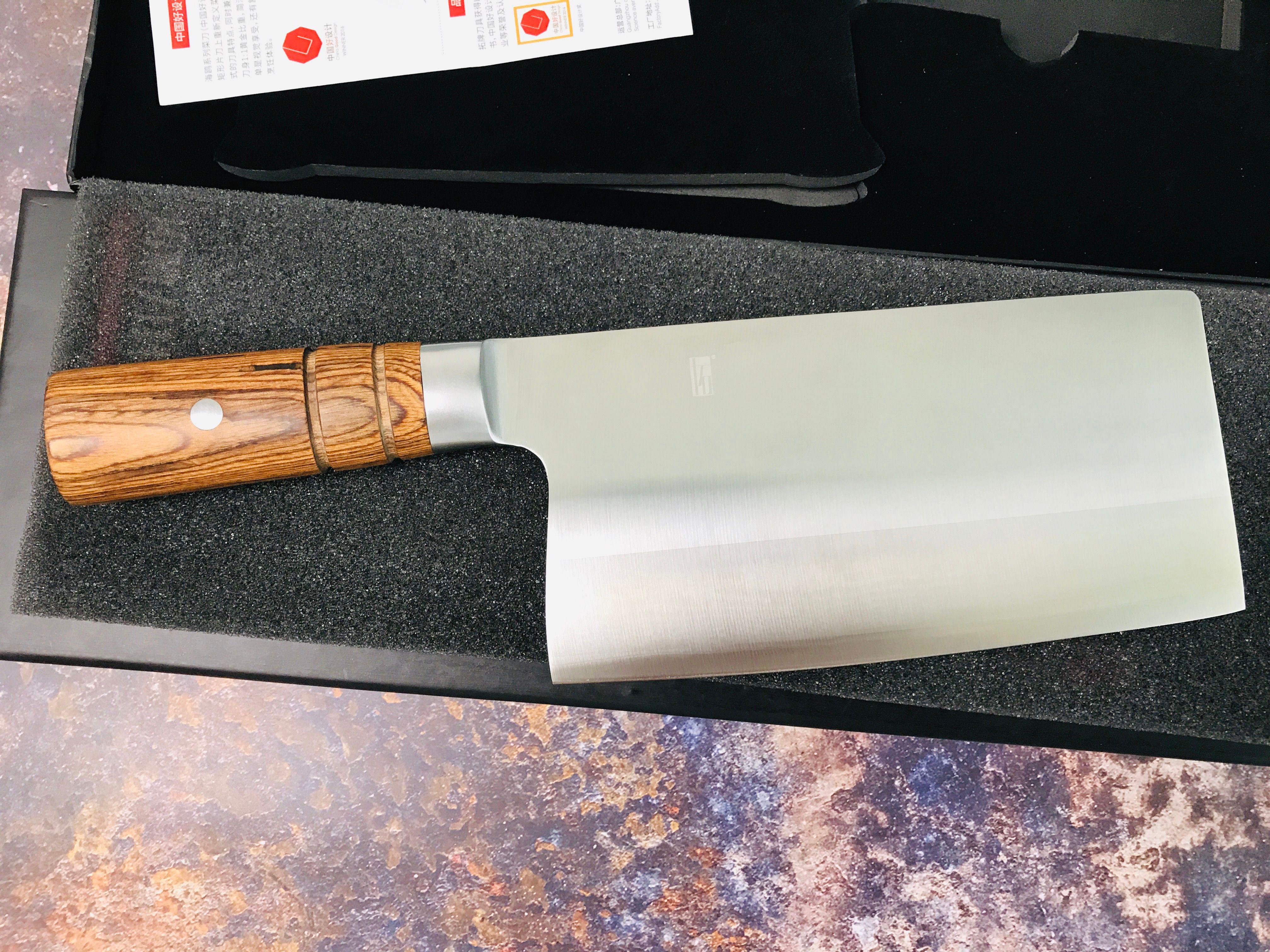 拓牌中式菜刀测评,拓黑将菜刀测评