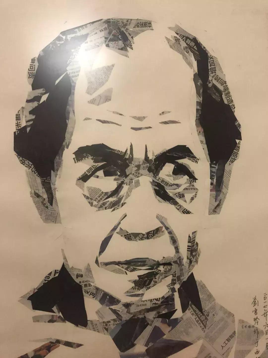 “西北奇葩”阳朵姥姥用报纸、碎布、树叶作画,惊艳!