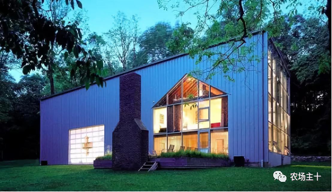 大型农场建造,家庭农场可以放置集装箱做民宿