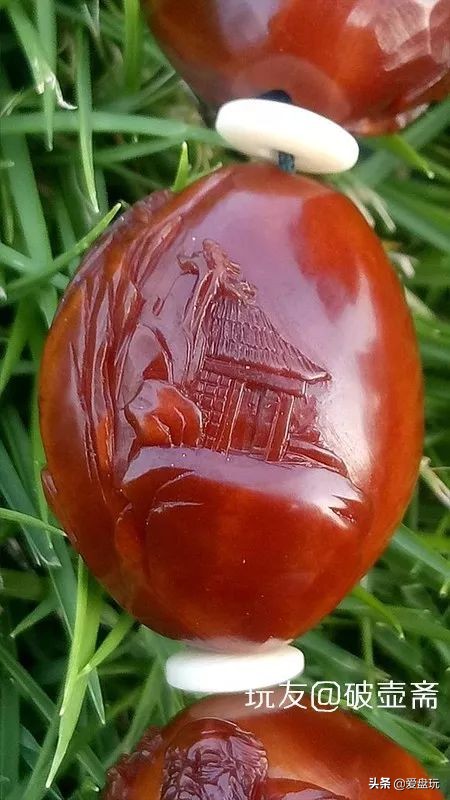 文玩桃核手串包浆玉化完图,盘玩包浆最快的手串