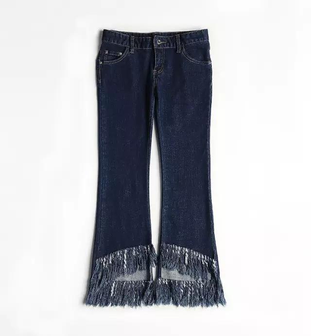 旧牛仔裤怎样改造流苏,家里面的废牛仔裤旧布料利用