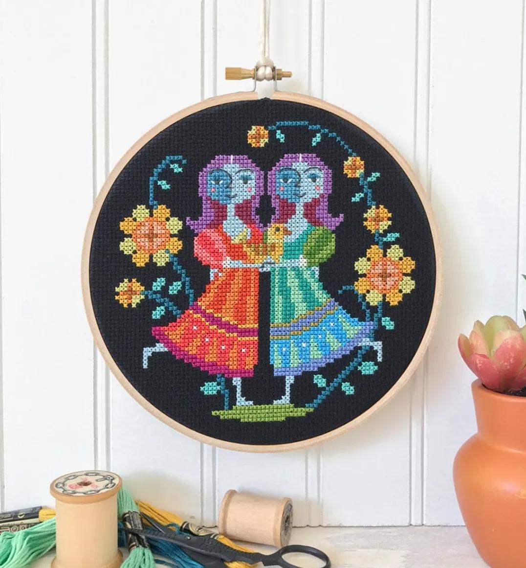 十字绣拿不住了应该怎么绣,以前的十字绣怎么能洗掉