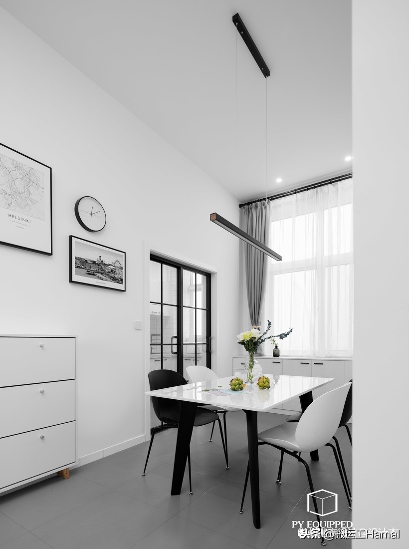 PYD｜荼白「106㎡极简北欧」