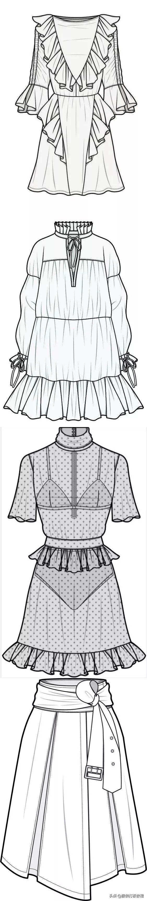 服饰创意绘画,服饰设计绘画教程