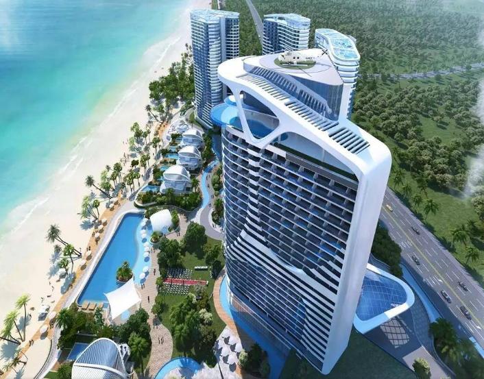 惠州离海超近的5星酒店!正海景+2人自助早晚+私家沙滩+无边泳池