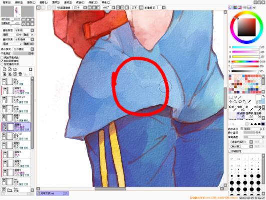 sai水彩画的完整步骤,sai画水彩场景怎么画