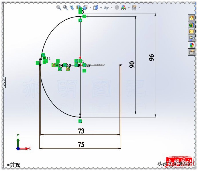 solidworks抛壳图纸怎么标记尺寸,亦明图记solidworks建模练习题