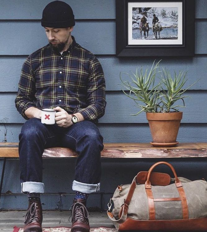 男人穿上工装,男人穿着打扮有品位